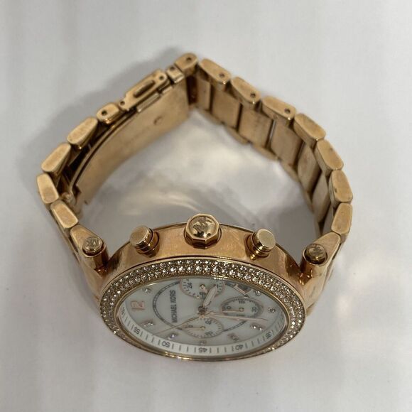 Michael Kors Parker MK5491 Womens Stainless Steel Analog Dial Quartz Watch WO318 - Picture 8 of 12